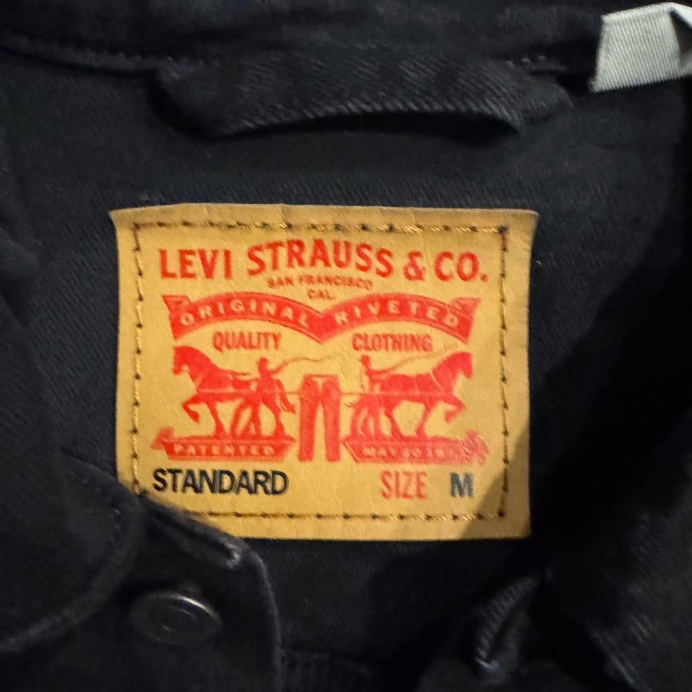 Levi’s black jeans jacket